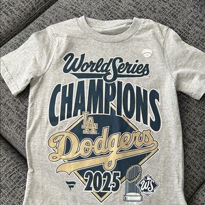 Fanatics Gray World Series Champions Kids T-Shirt